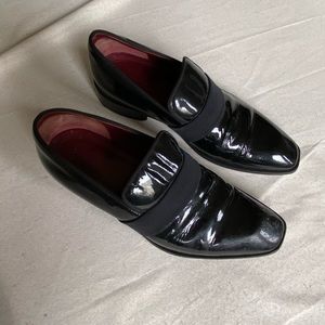 Celine Square toe loafers